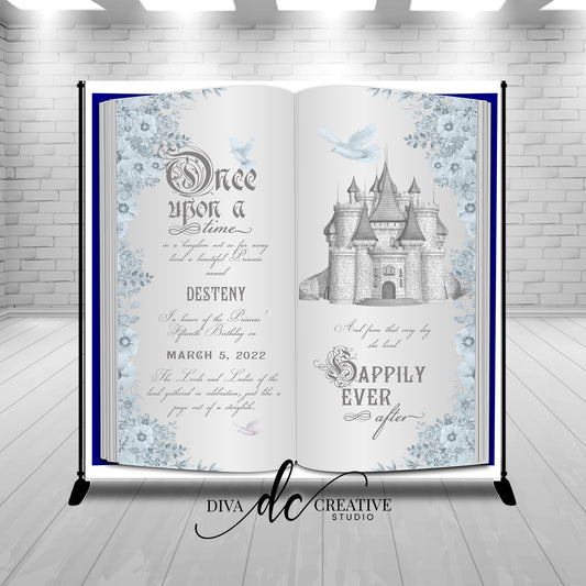 Fairytale Story Book Backdrop Print and Ship