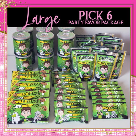 LARGE Package (PICK 6 PARTY FAVORS)