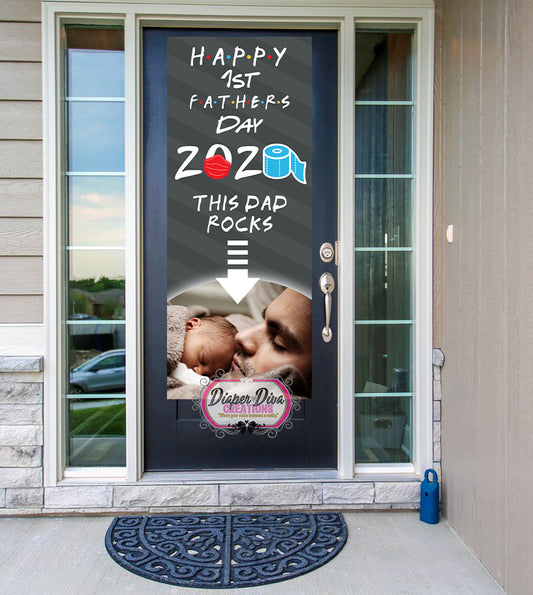 This Dad Rocks Father's Day Front Door Banner