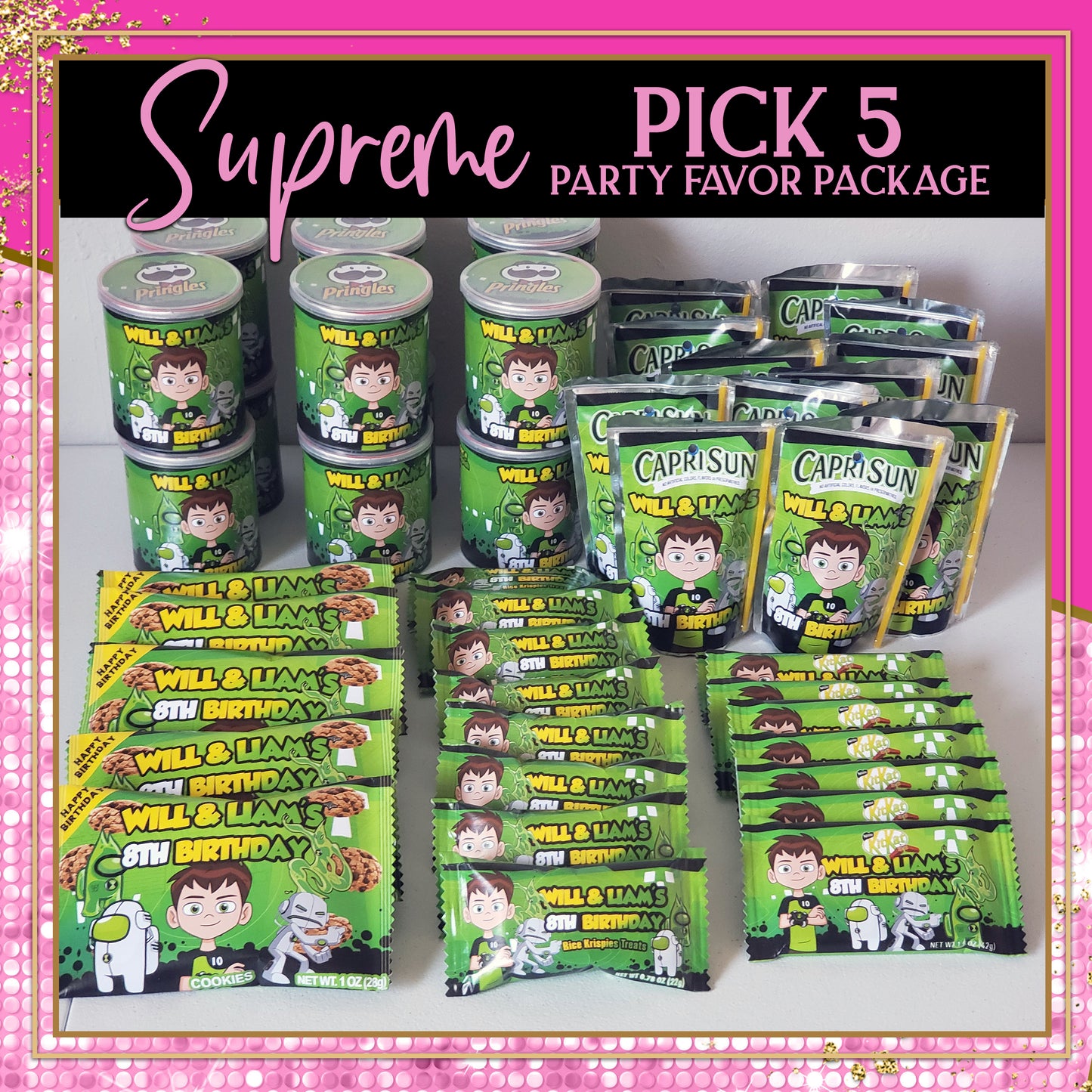 SUPREME Package (PICK 5 PARTY FAVORS)