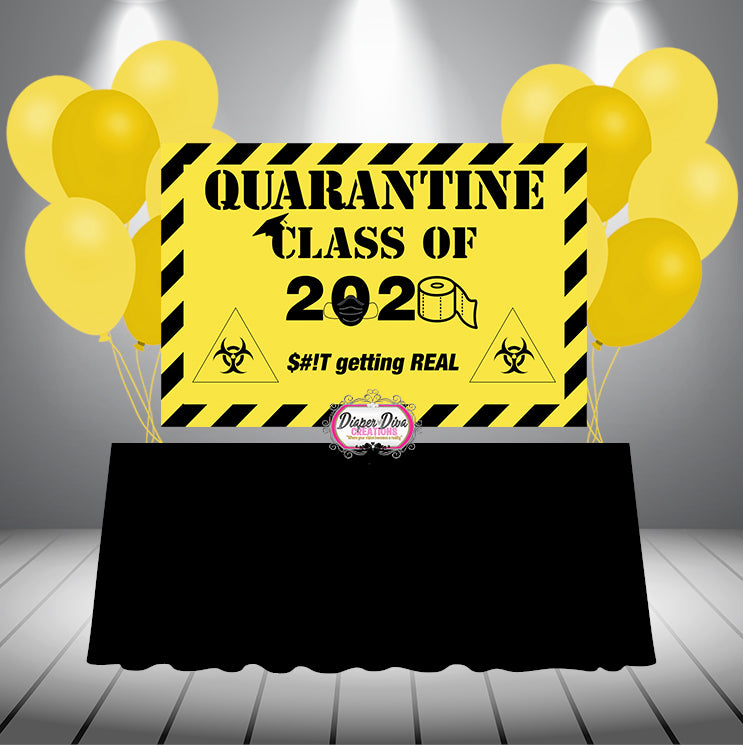 GRADUATION Quarantine Banner Digital File Only - Click for more designs