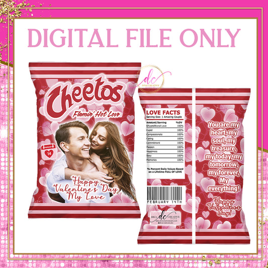 Valentine's Chip Bag Digital File Only